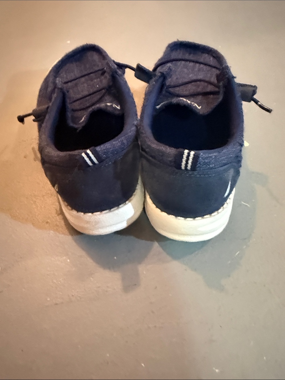 Nautica Kids Navy Blue Slip-On Casual Shoes - Picture 3 of 5